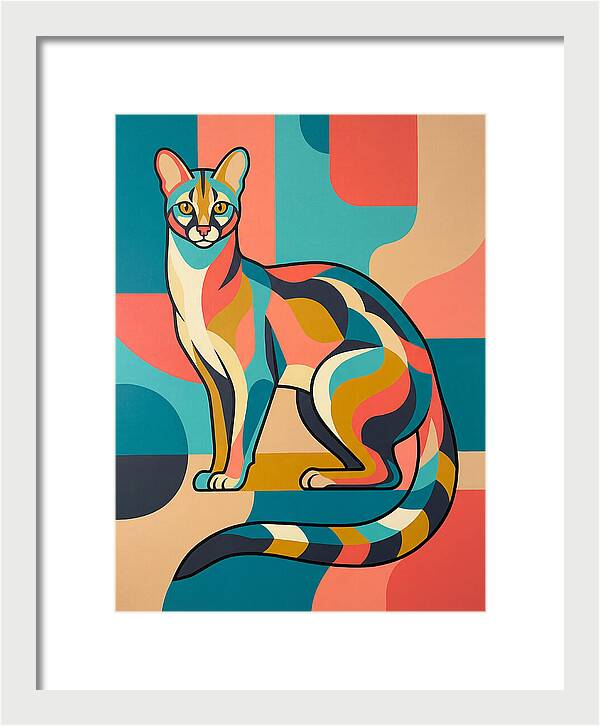 Colorful Genet Portrait
