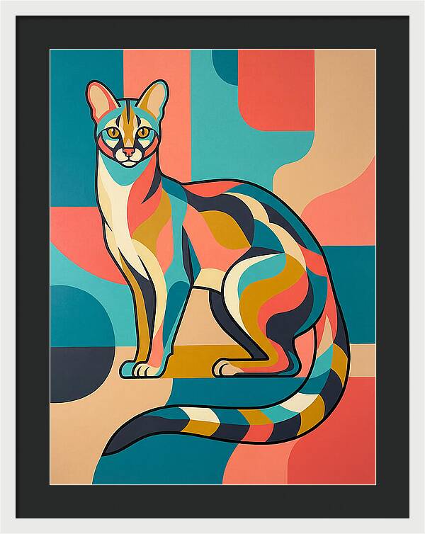Colorful Genet Portrait
