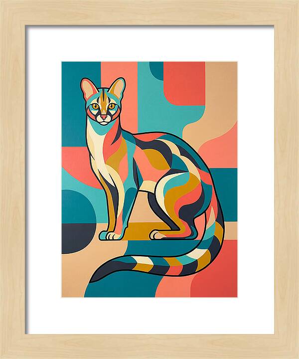 Colorful Genet Portrait