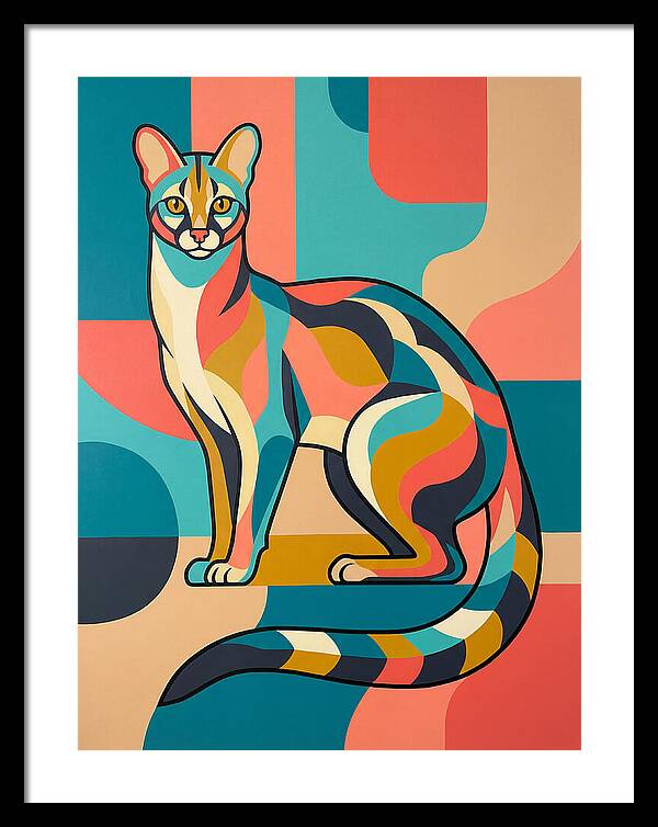 Colorful Genet Portrait
