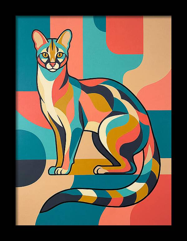 Colorful Genet Portrait