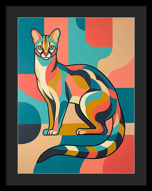 Colorful Genet Portrait