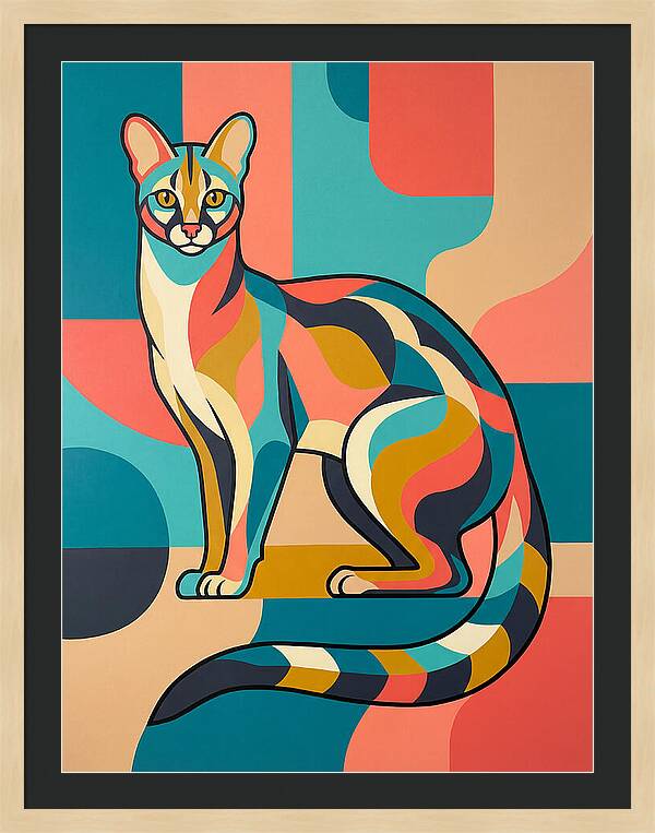Colorful Genet Portrait