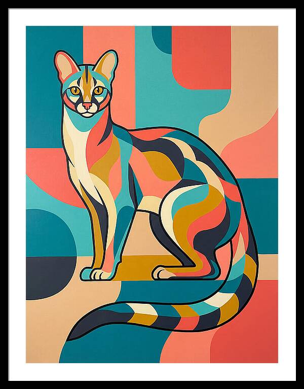 Colorful Genet Portrait