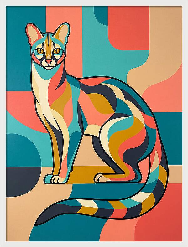 Colorful Genet Portrait