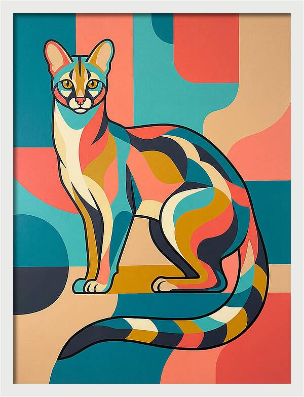 Colorful Genet Portrait