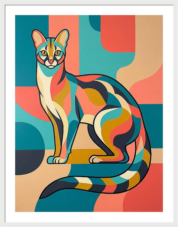 Colorful Genet Portrait