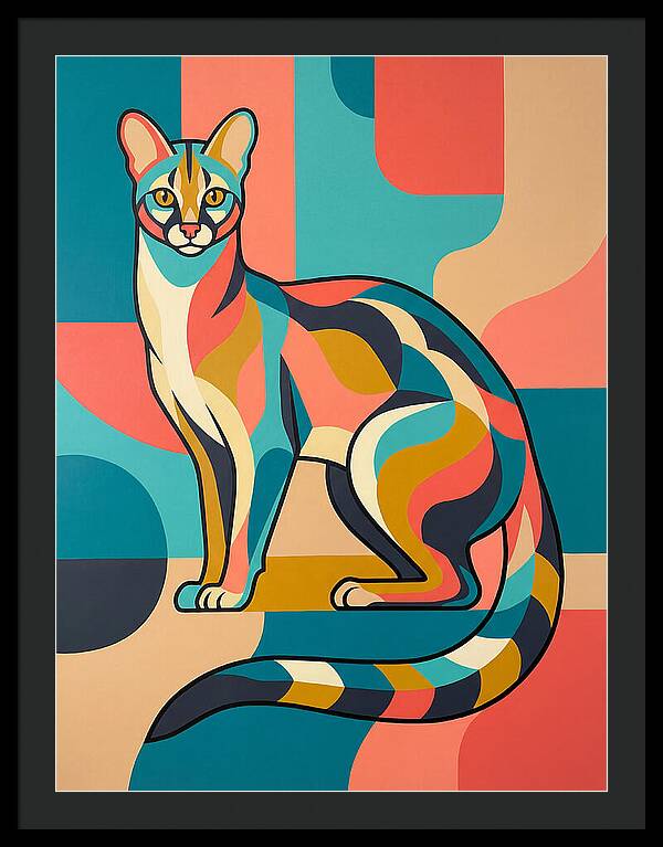 Colorful Genet Portrait