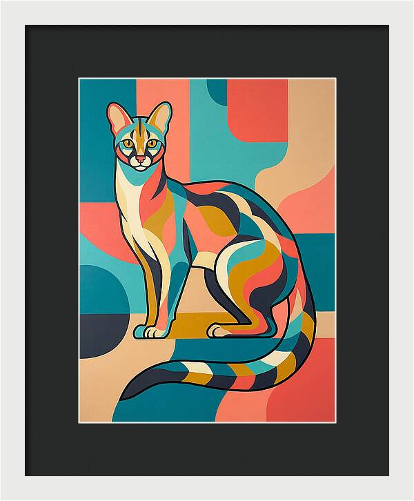 Colorful Genet Portrait