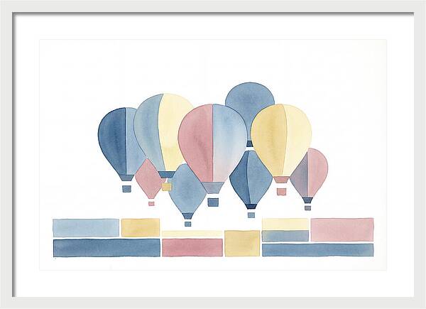 Colorful Hot Air Balloon Rally
