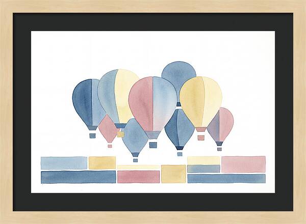 Colorful Hot Air Balloon Rally