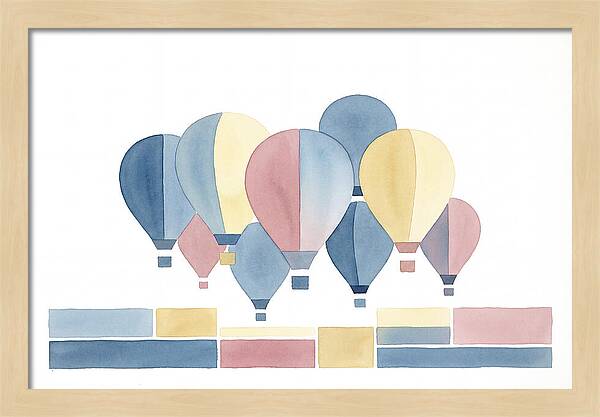 Colorful Hot Air Balloon Rally