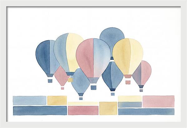Colorful Hot Air Balloon Rally