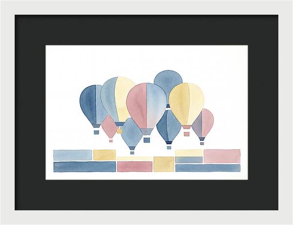 Colorful Hot Air Balloon Rally