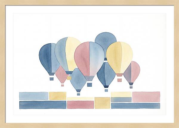 Colorful Hot Air Balloon Rally