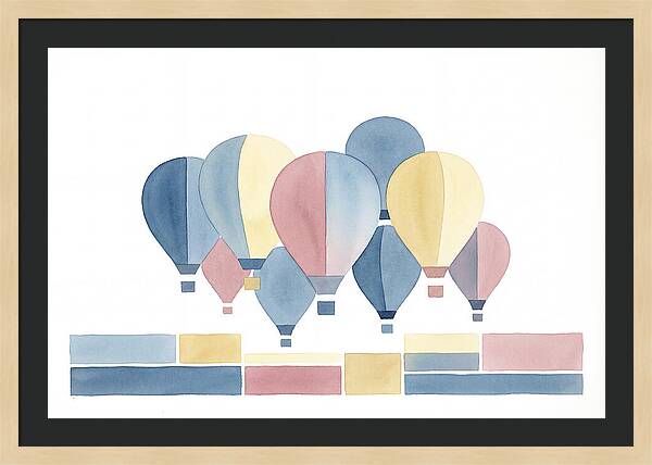 Colorful Hot Air Balloon Rally