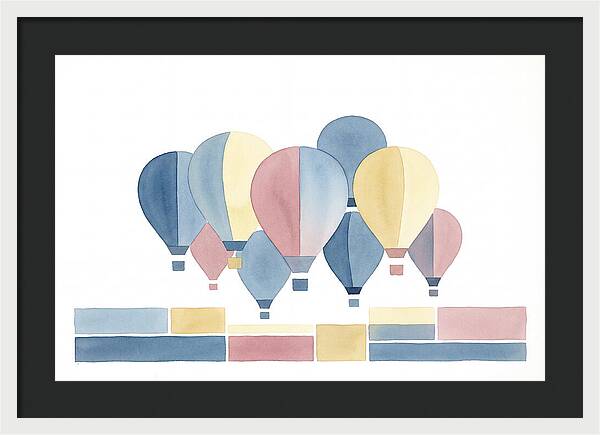 Colorful Hot Air Balloon Rally