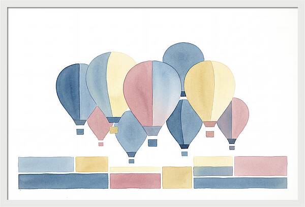 Colorful Hot Air Balloon Rally
