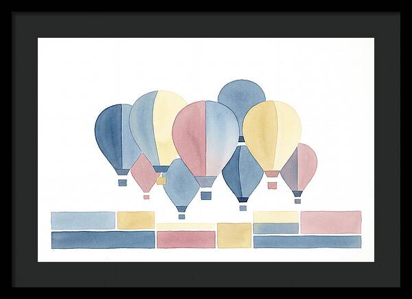 Colorful Hot Air Balloon Rally