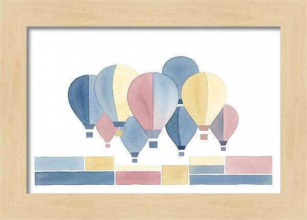 Colorful Hot Air Balloon Rally