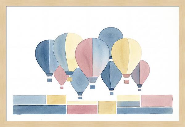Colorful Hot Air Balloon Rally
