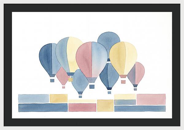 Colorful Hot Air Balloon Rally