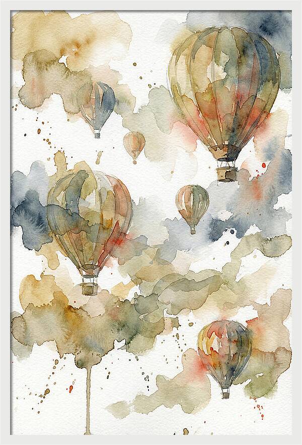 Colorful Hot Air Balloons