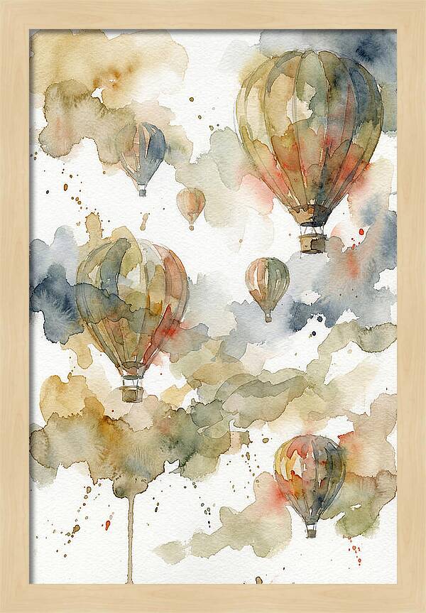 Colorful Hot Air Balloons