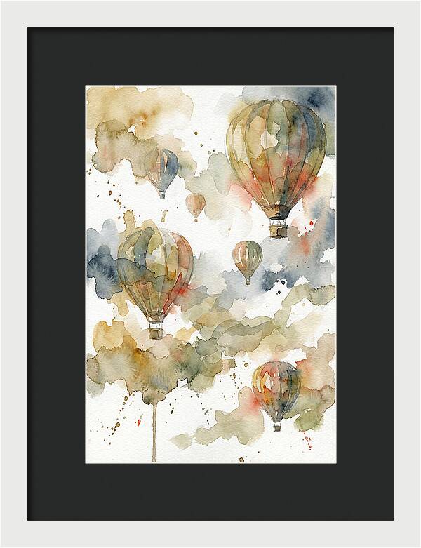 Colorful Hot Air Balloons