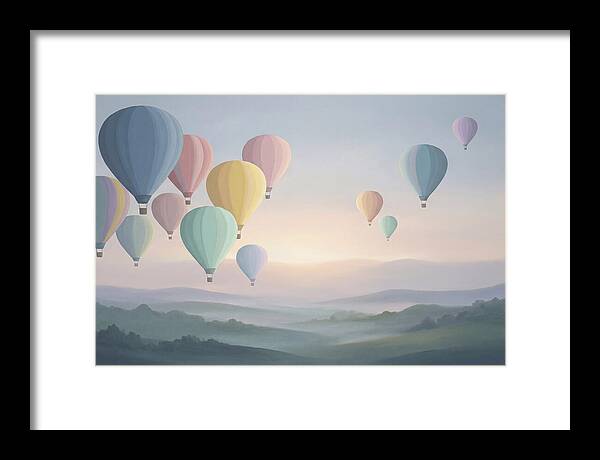 Colorful Hot Air Balloons