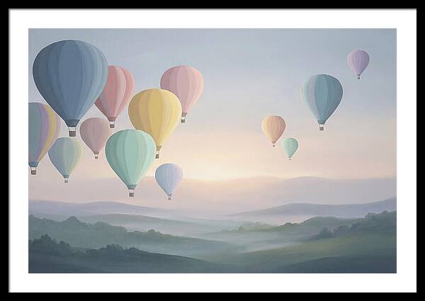 Colorful Hot Air Balloons