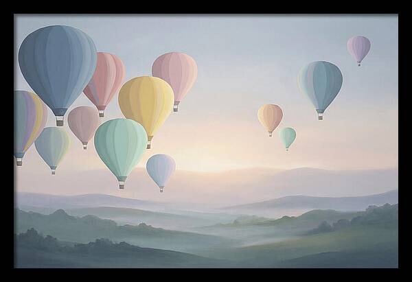 Colorful Hot Air Balloons