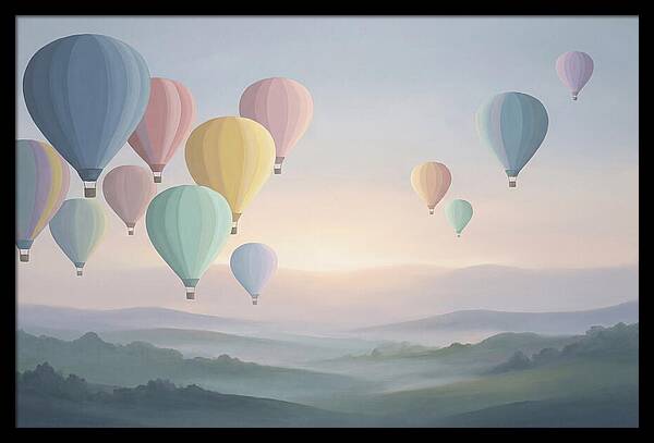 Colorful Hot Air Balloons