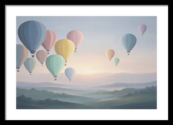 Colorful Hot Air Balloons