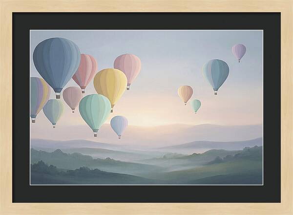 Colorful Hot Air Balloons