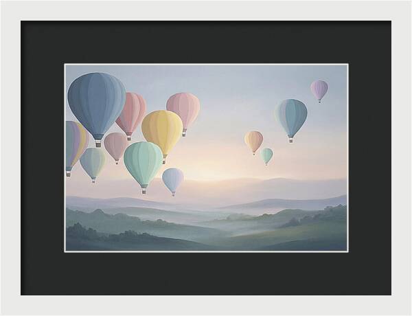 Colorful Hot Air Balloons