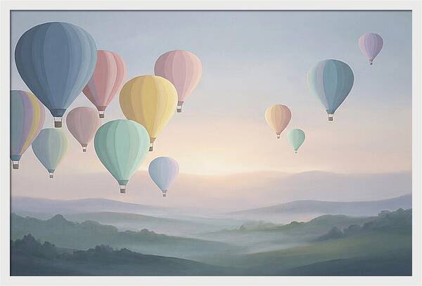 Colorful Hot Air Balloons