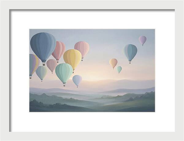 Colorful Hot Air Balloons