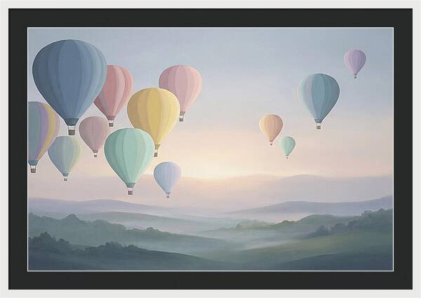 Colorful Hot Air Balloons