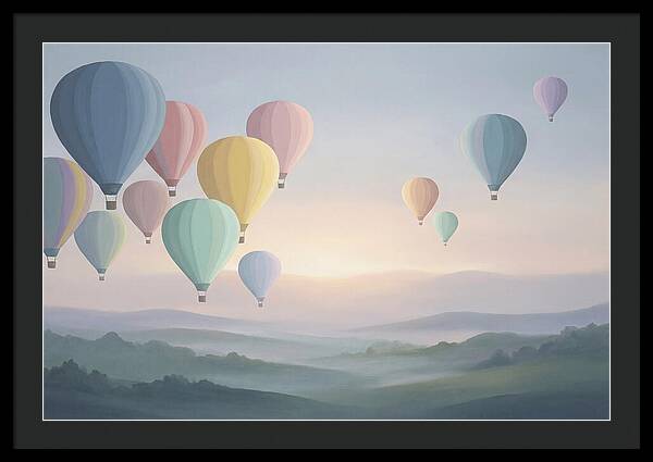 Colorful Hot Air Balloons