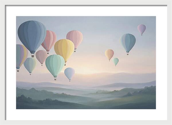 Colorful Hot Air Balloons