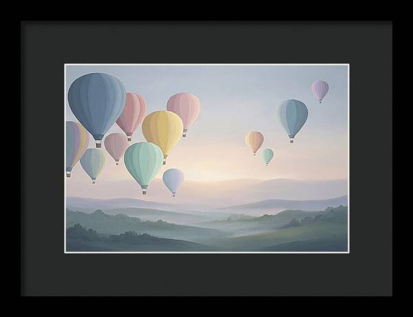 Colorful Hot Air Balloons