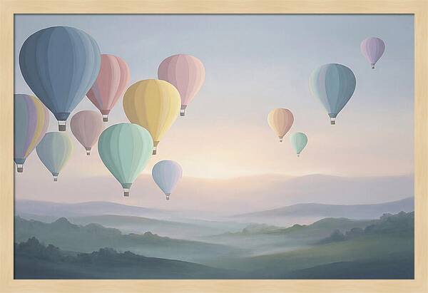 Colorful Hot Air Balloons