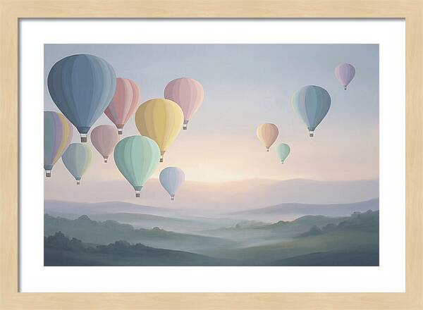 Colorful Hot Air Balloons