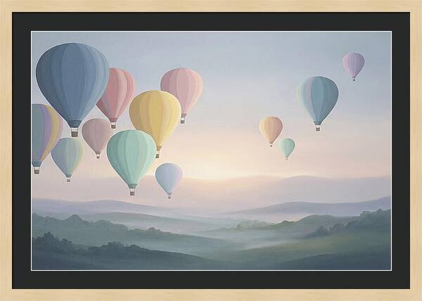 Colorful Hot Air Balloons