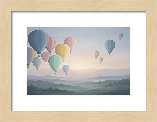 Colorful Hot Air Balloons