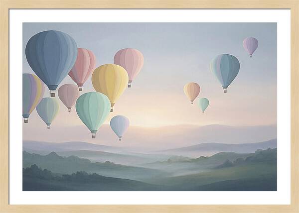 Colorful Hot Air Balloons
