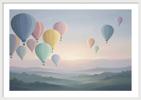 Colorful Hot Air Balloons