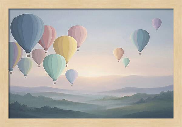 Colorful Hot Air Balloons