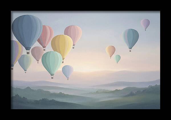 Colorful Hot Air Balloons
